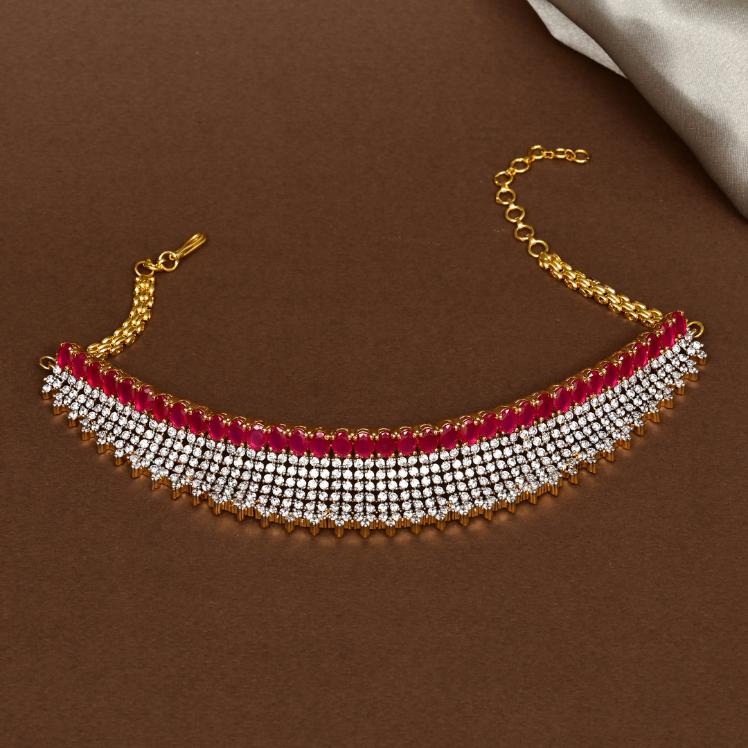 CZ Ruby Choker