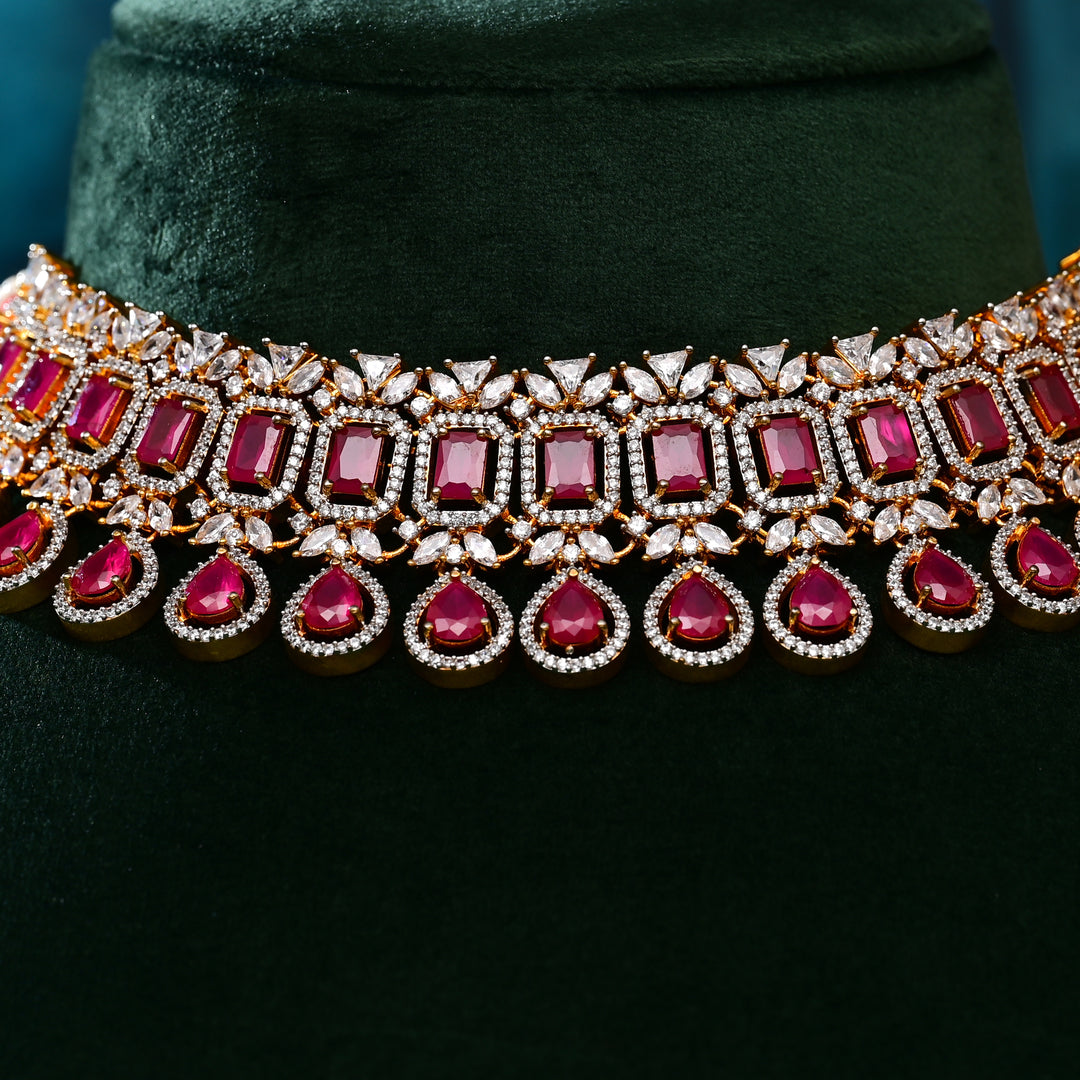 CZ Ruby Choker