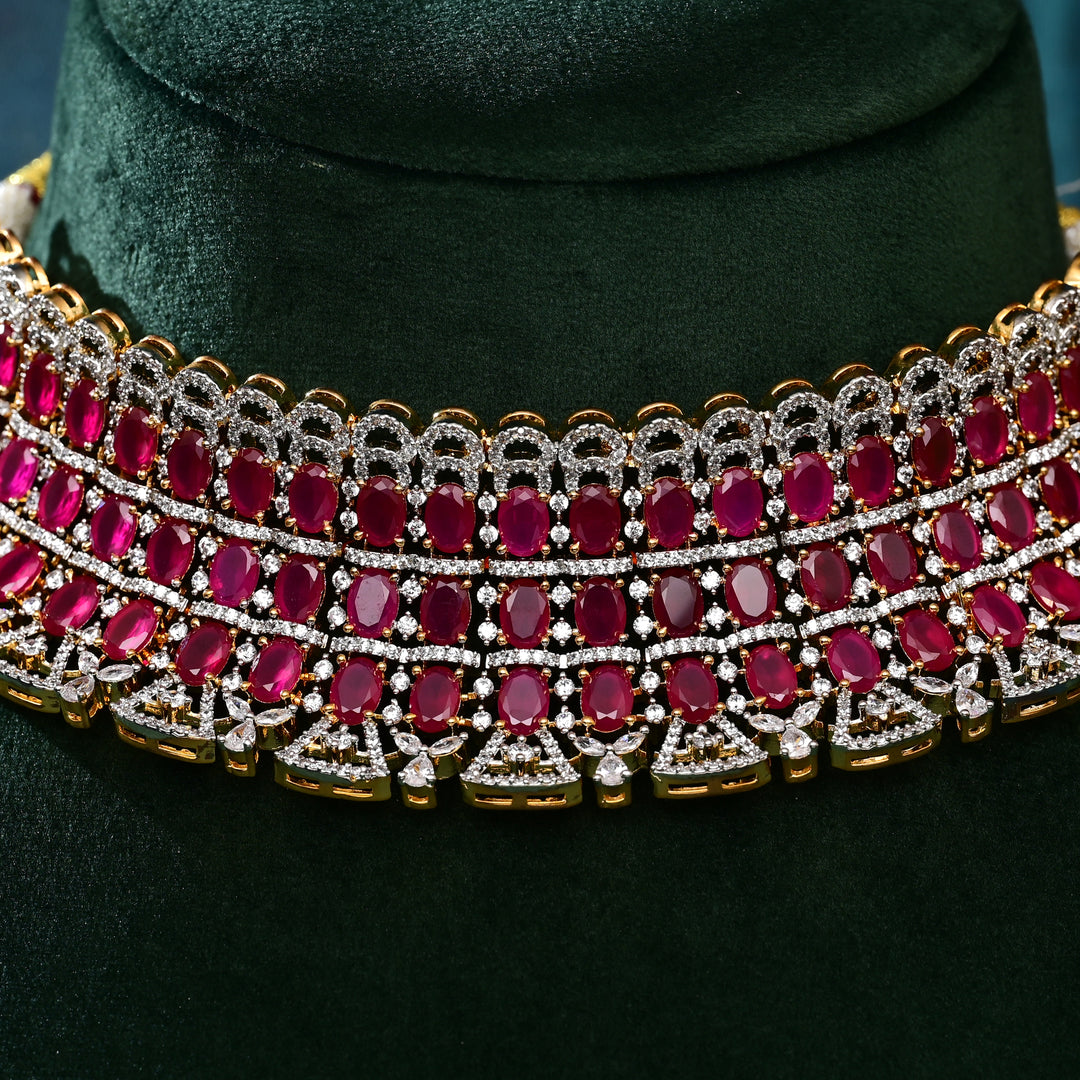 CZ Ruby Choker