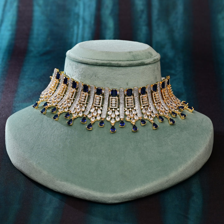 CZ Blue Sapphire Choker