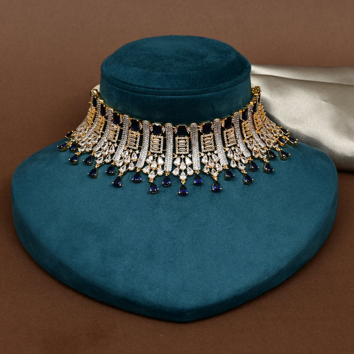 CZ Blue Sapphire Choker