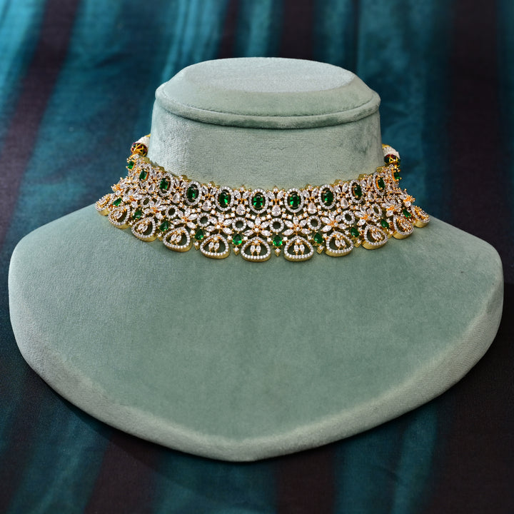 CZ Emerald Choker