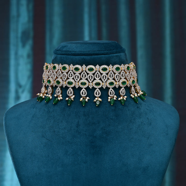 CZ Emerald Choker