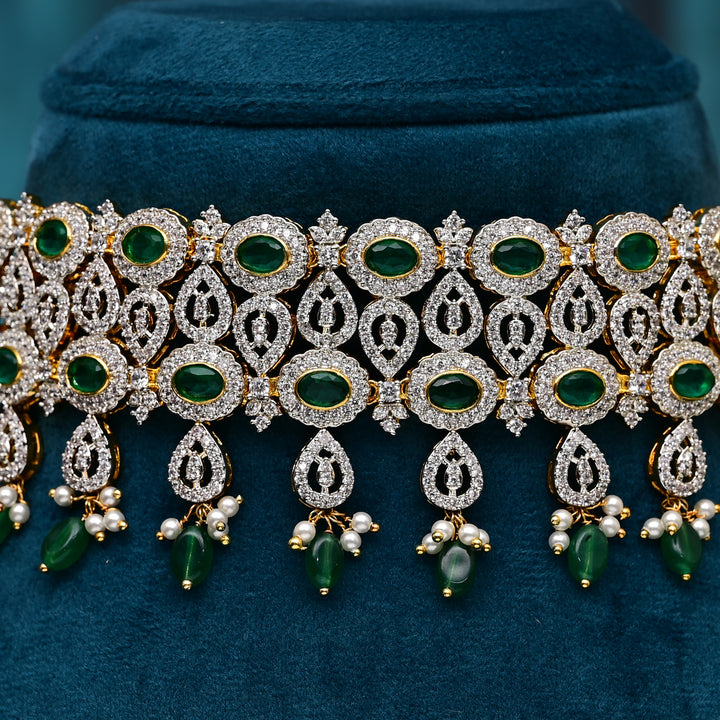 CZ Emerald Choker
