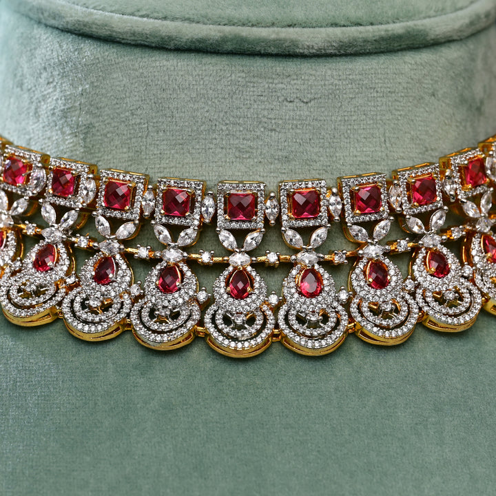 CZ Ruby Choker