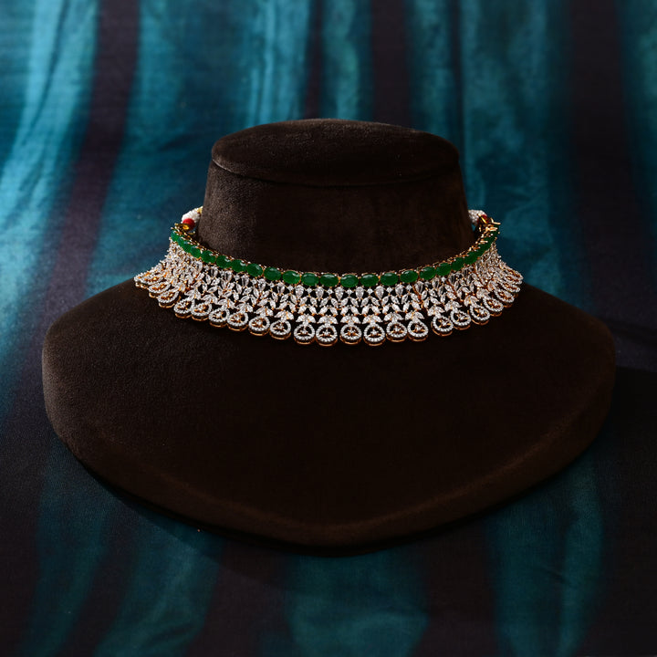 CZ Emerald Choker