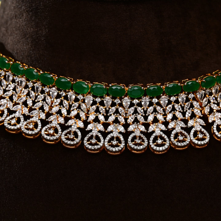 CZ Emerald Choker