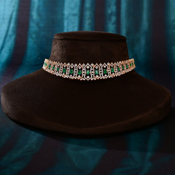 CZ Emerald Choker
