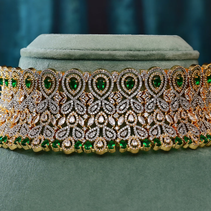 CZ Emerald Choker