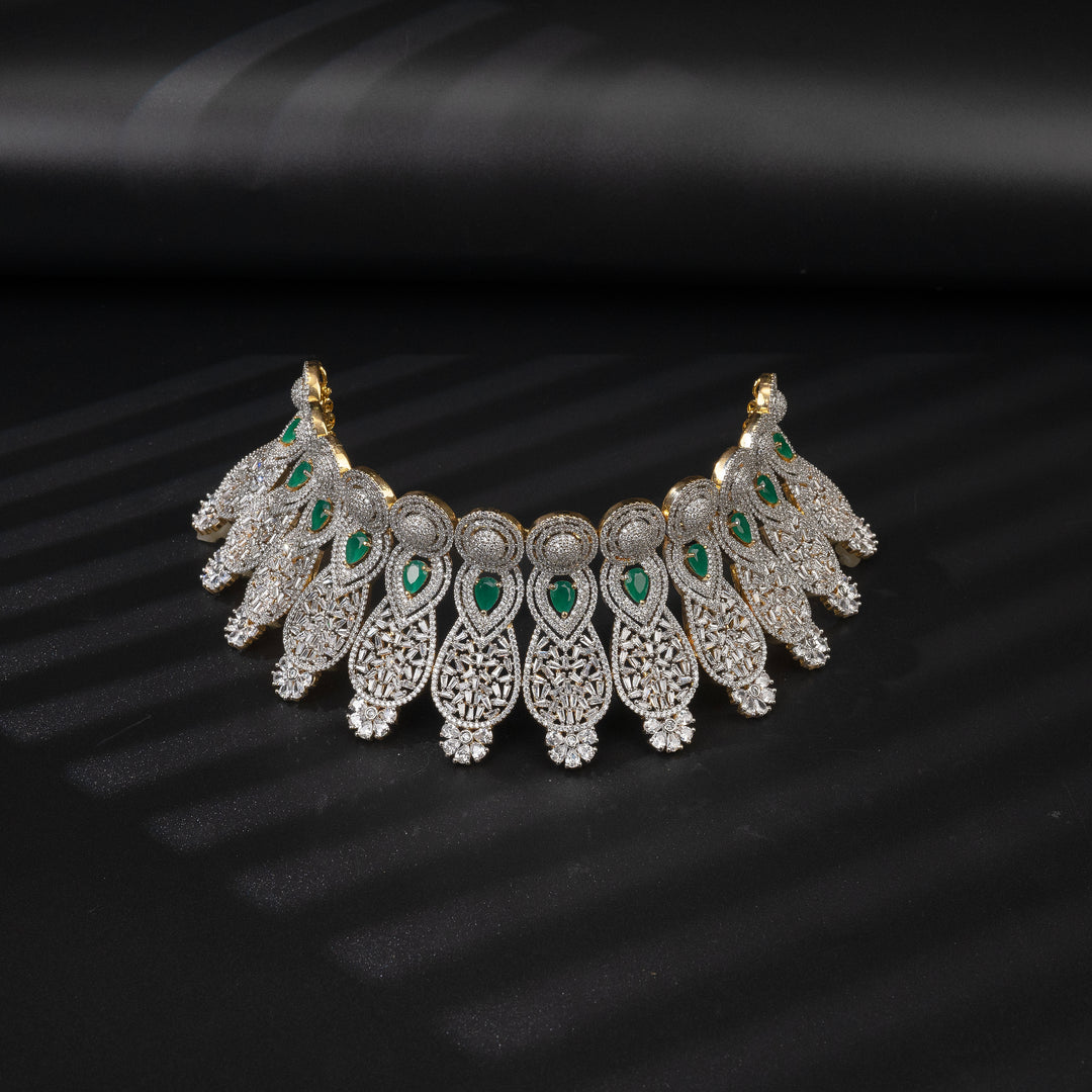 CZ Emerald Choker