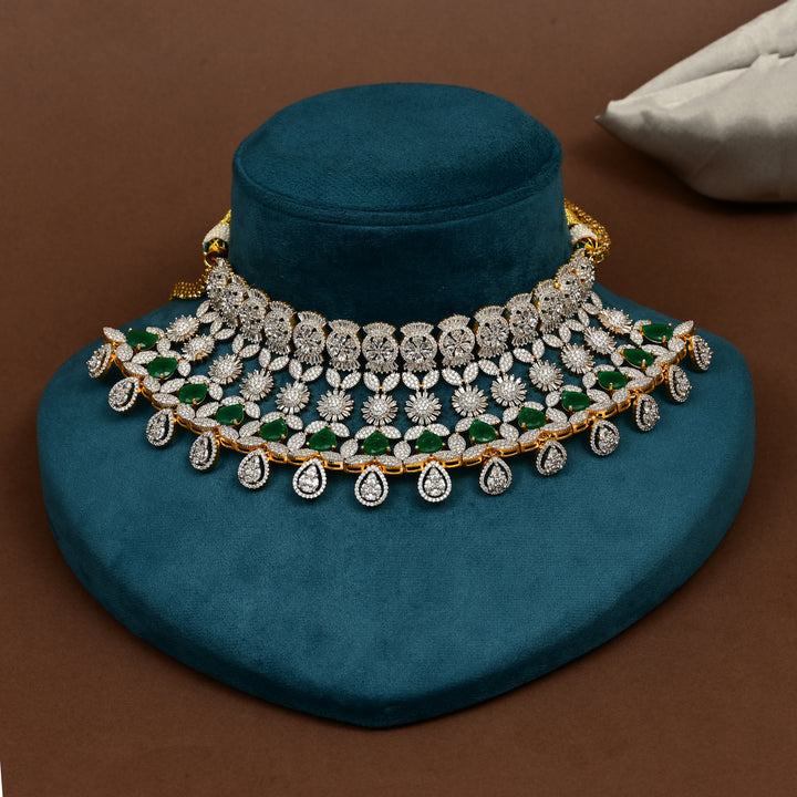 CZ Emerald Choker