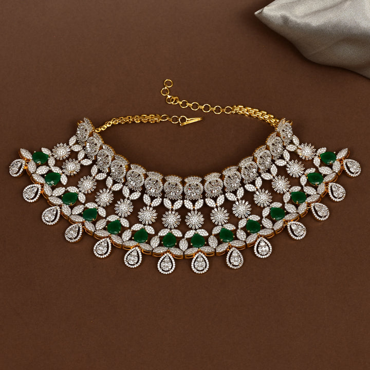 CZ Emerald Choker