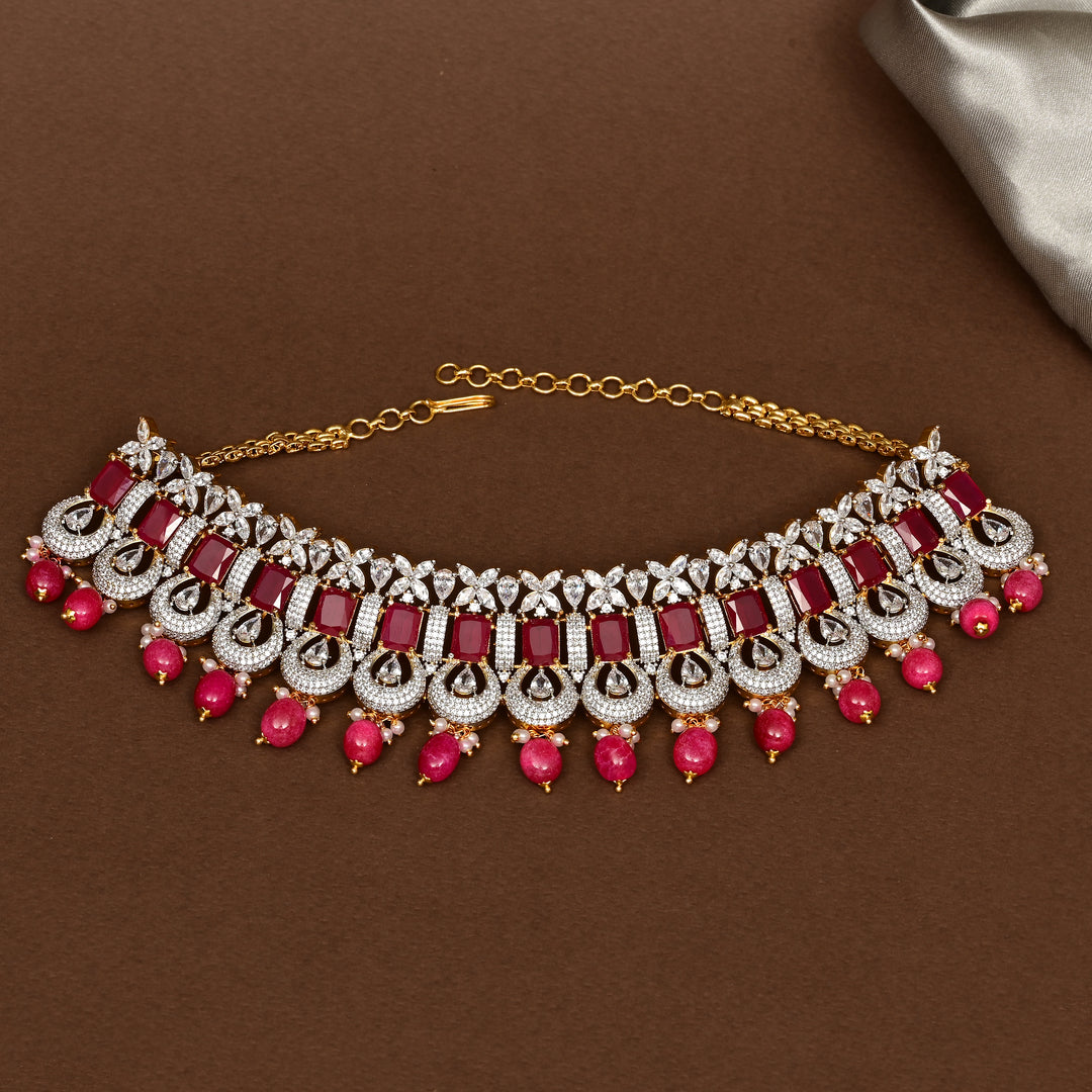 CZ Ruby Choker