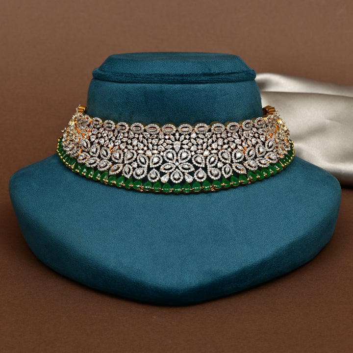 CZ Emerald Choker