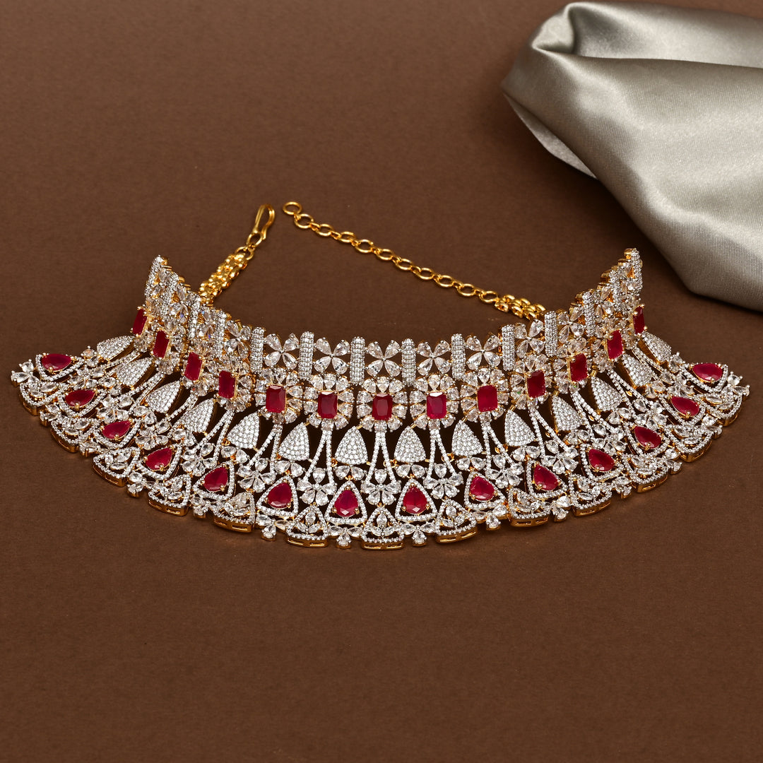 CZ Ruby Choker