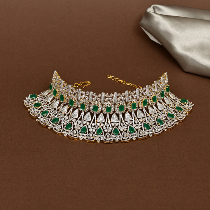 CZ Emerald Choker