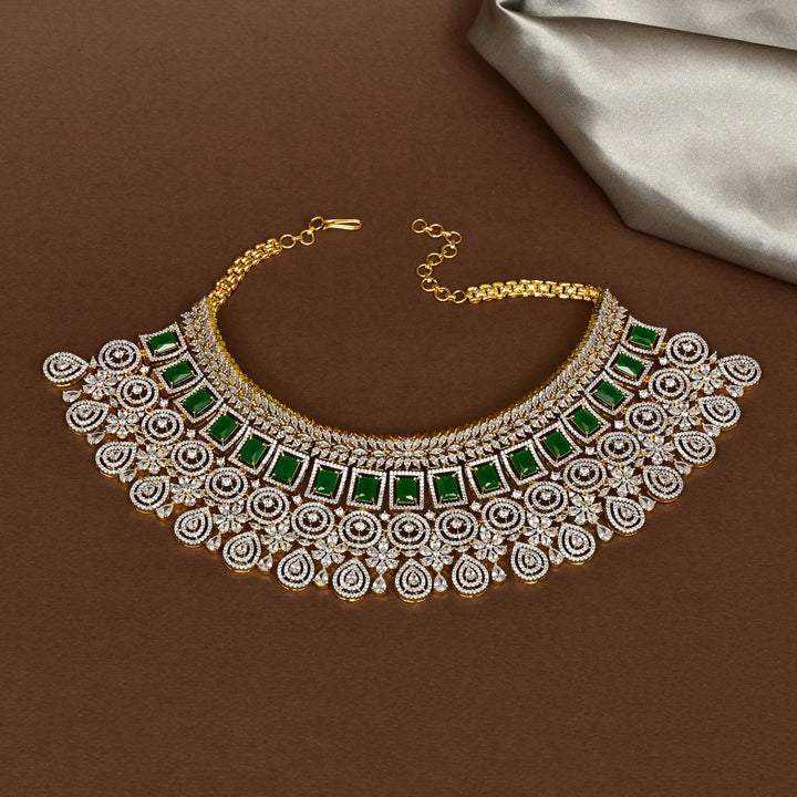 CZ Emerald Choker