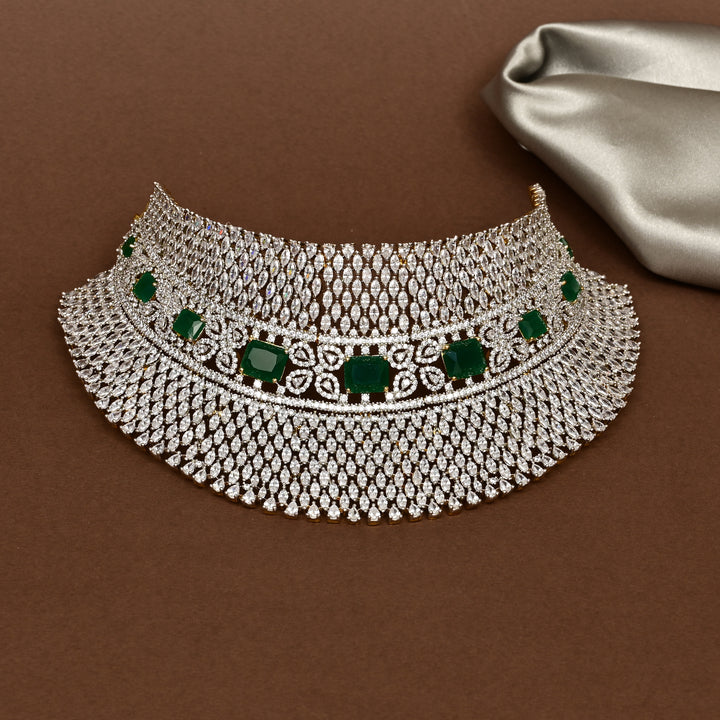 CZ Emerald Choker