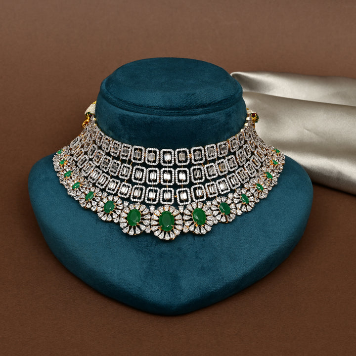 CZ Emerald Choker