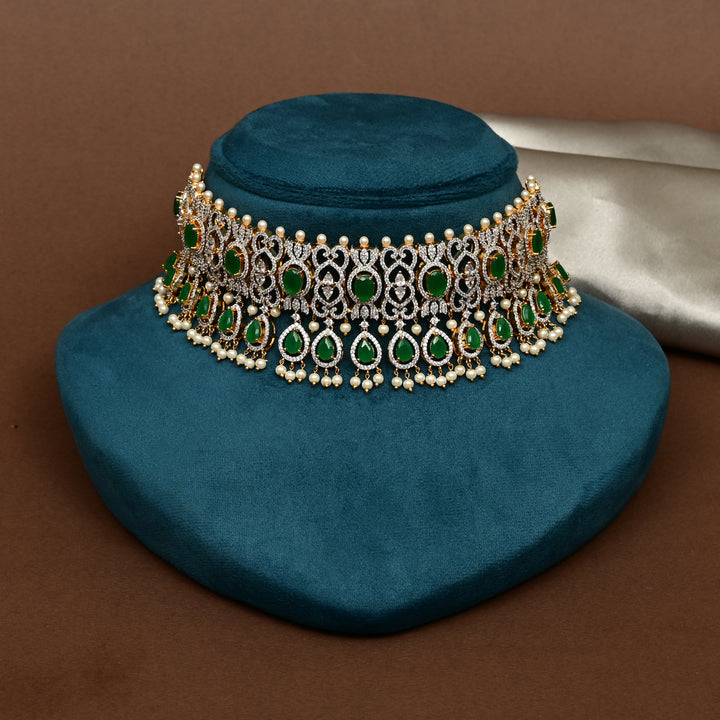 CZ Emerald Choker