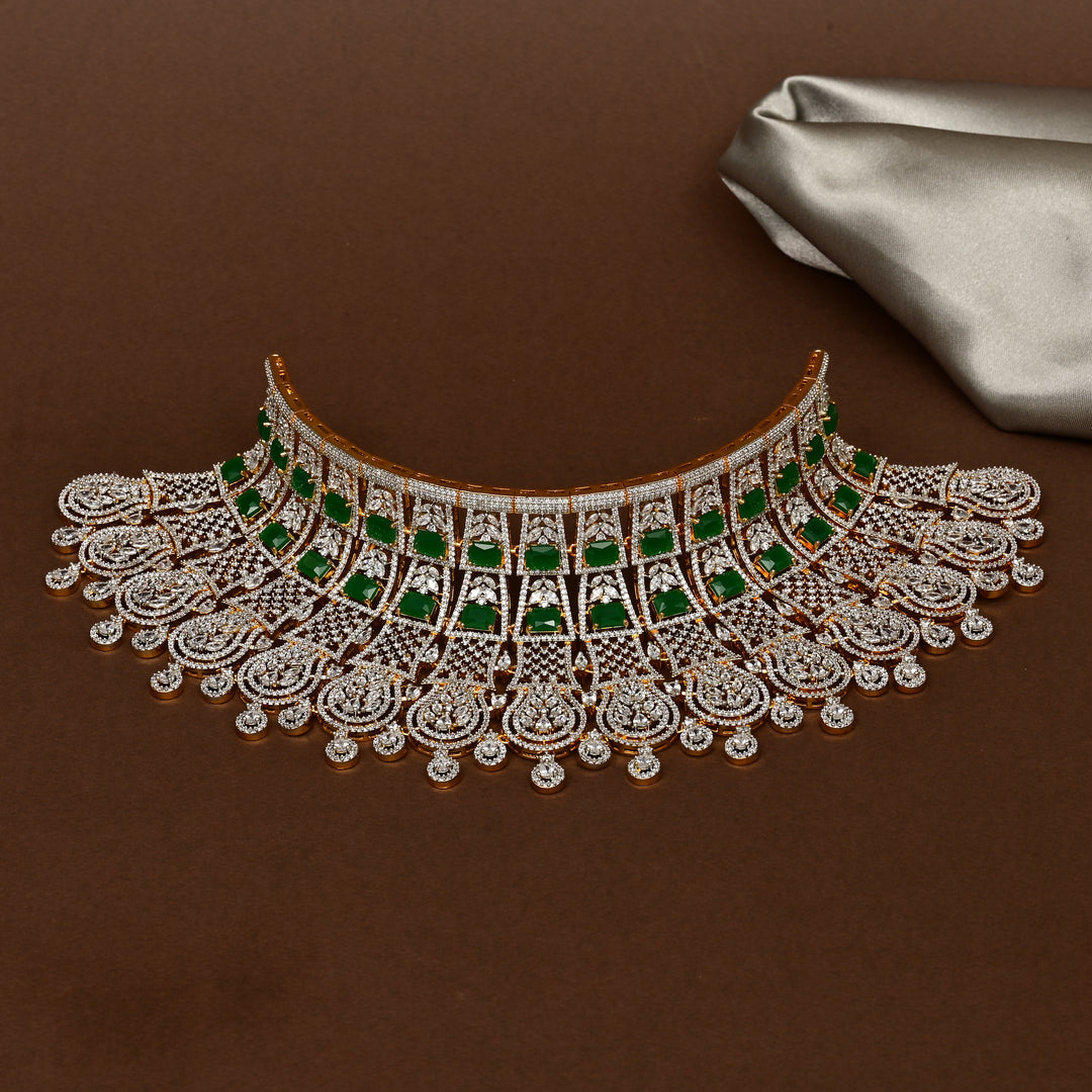 CZ Emerald Choker