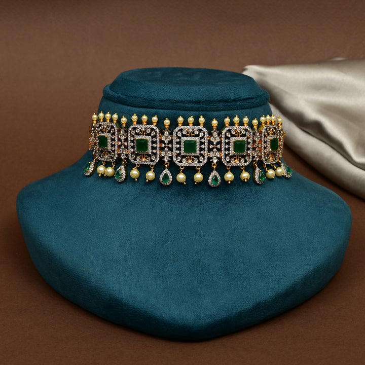 CZ Emerald Choker