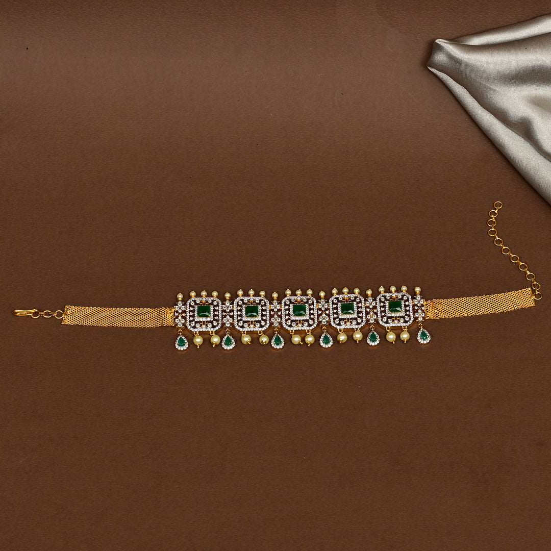 CZ Emerald Choker