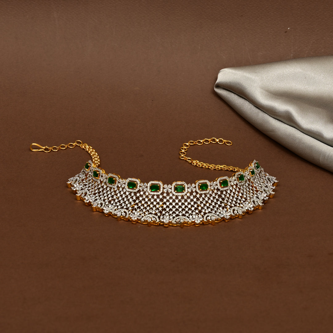 CZ Emerald Choker