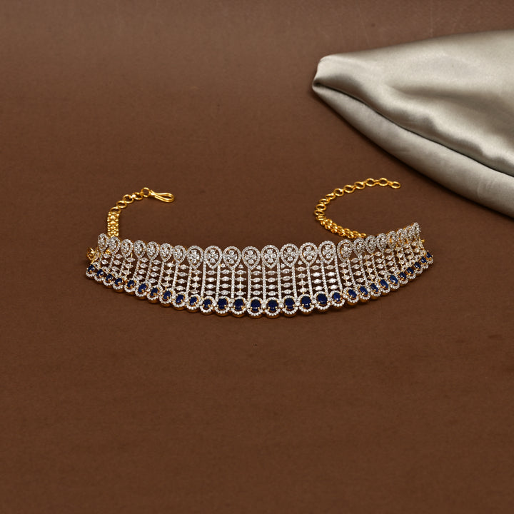 CZ Sapphire Choker