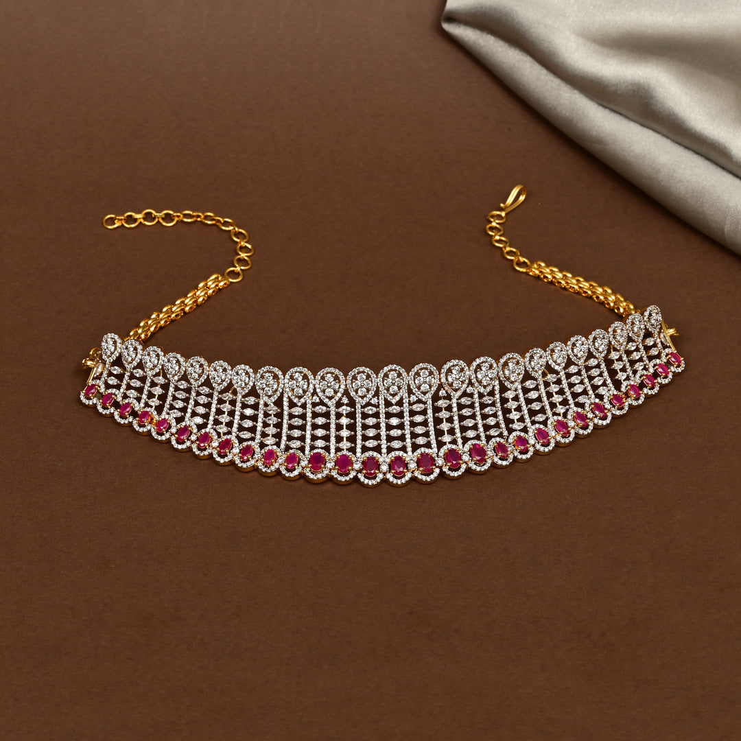 CZ Ruby Choker