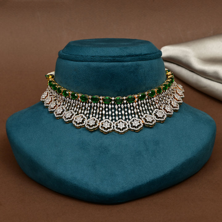 CZ Emerald Choker