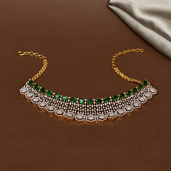 CZ Emerald Choker