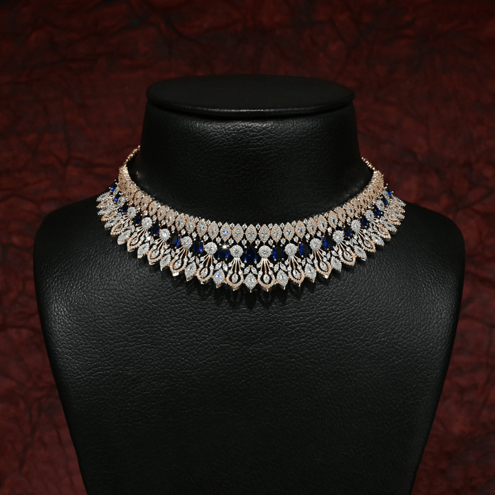CZ Sapphire Choker
