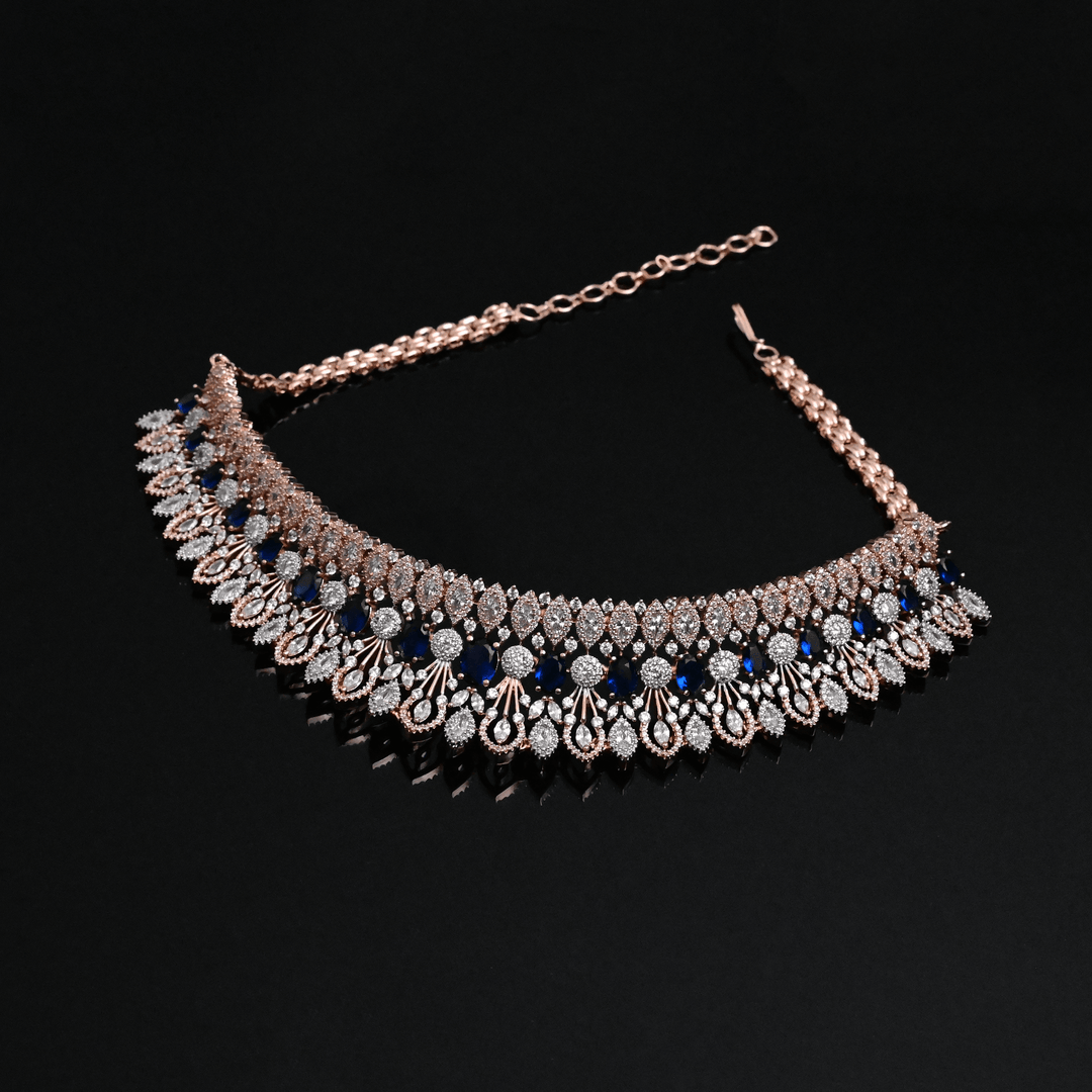 CZ Sapphire Choker