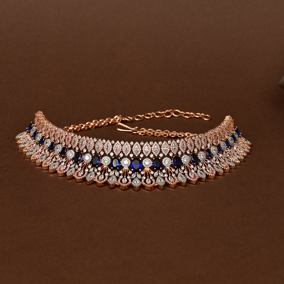 CZ Sapphire Choker