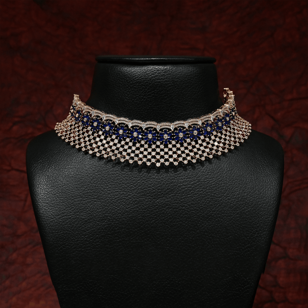 CZ Sapphire Choker