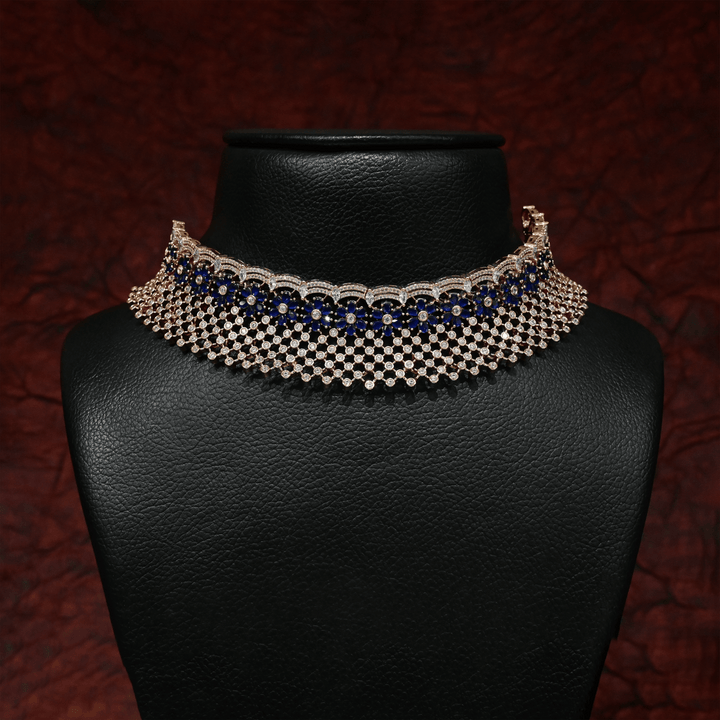CZ Sapphire Choker