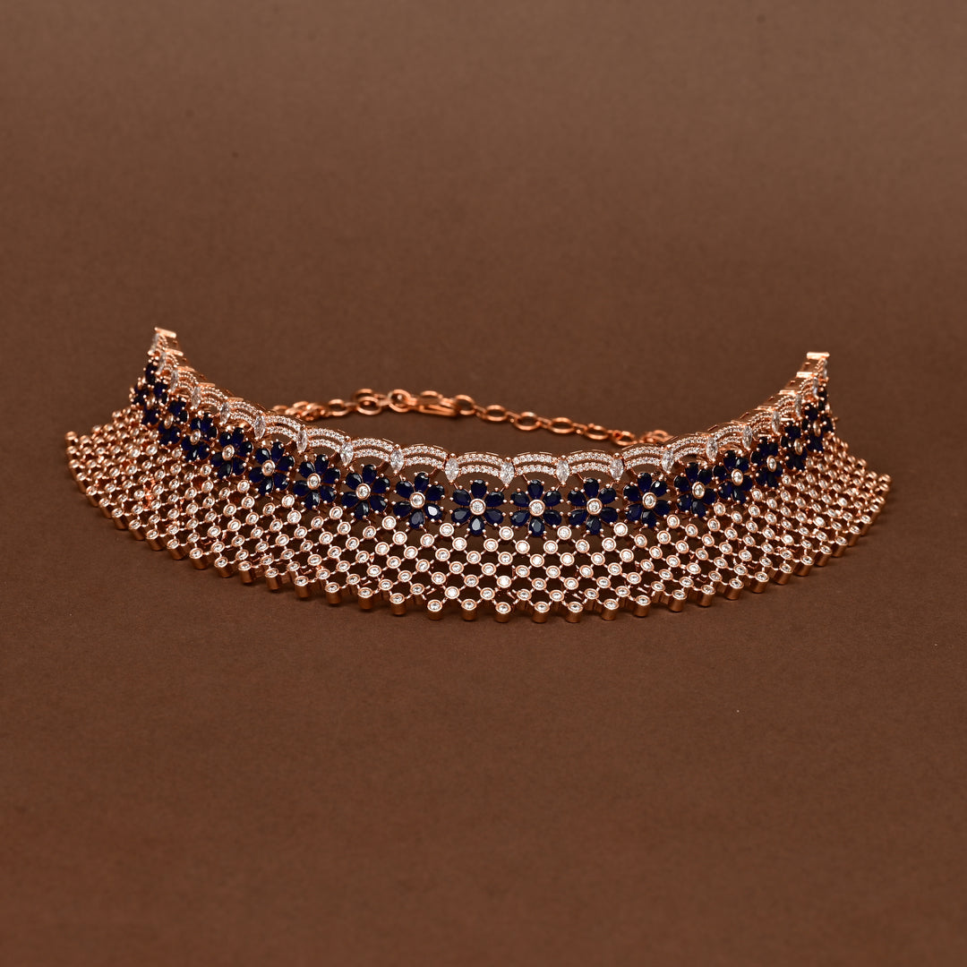 CZ Sapphire Choker