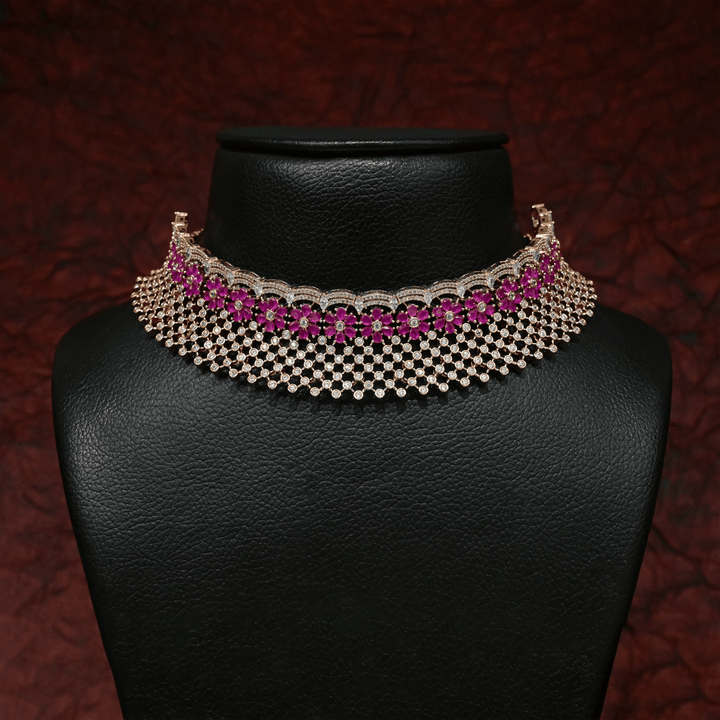 CZ Ruby Choker