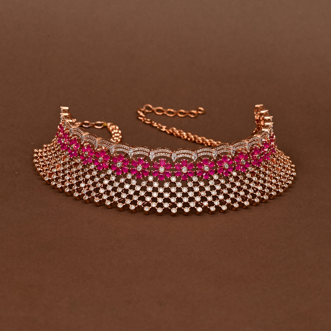 CZ Ruby Choker