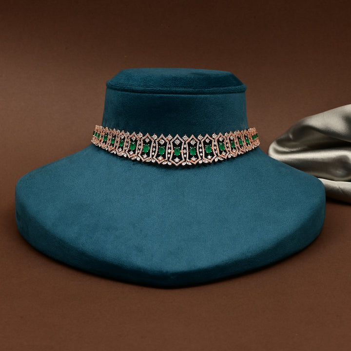 CZ Emerald Choker