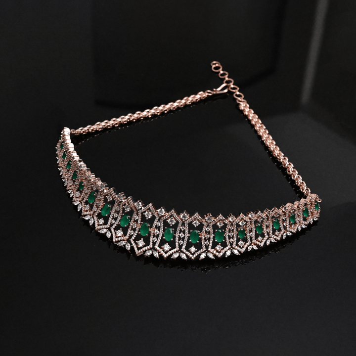 CZ Emerald Choker