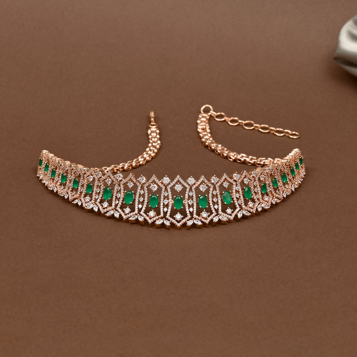 CZ Emerald Choker
