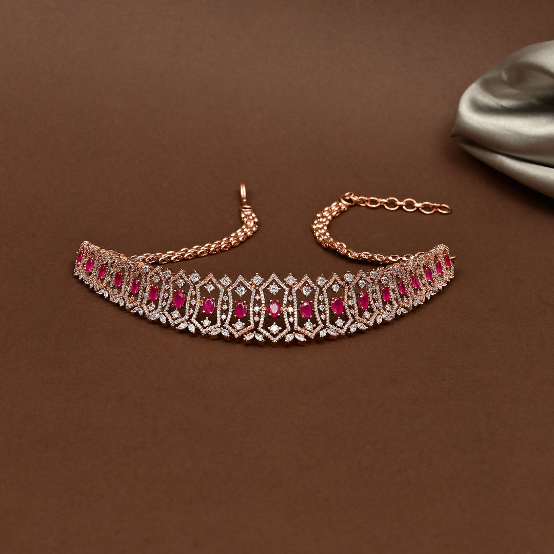 CZ Ruby Choker