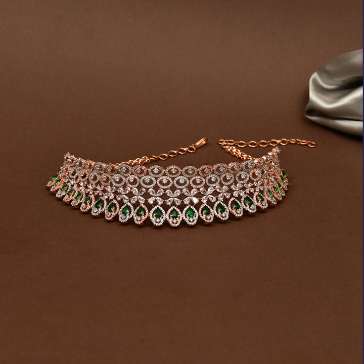 CZ Emerald Choker