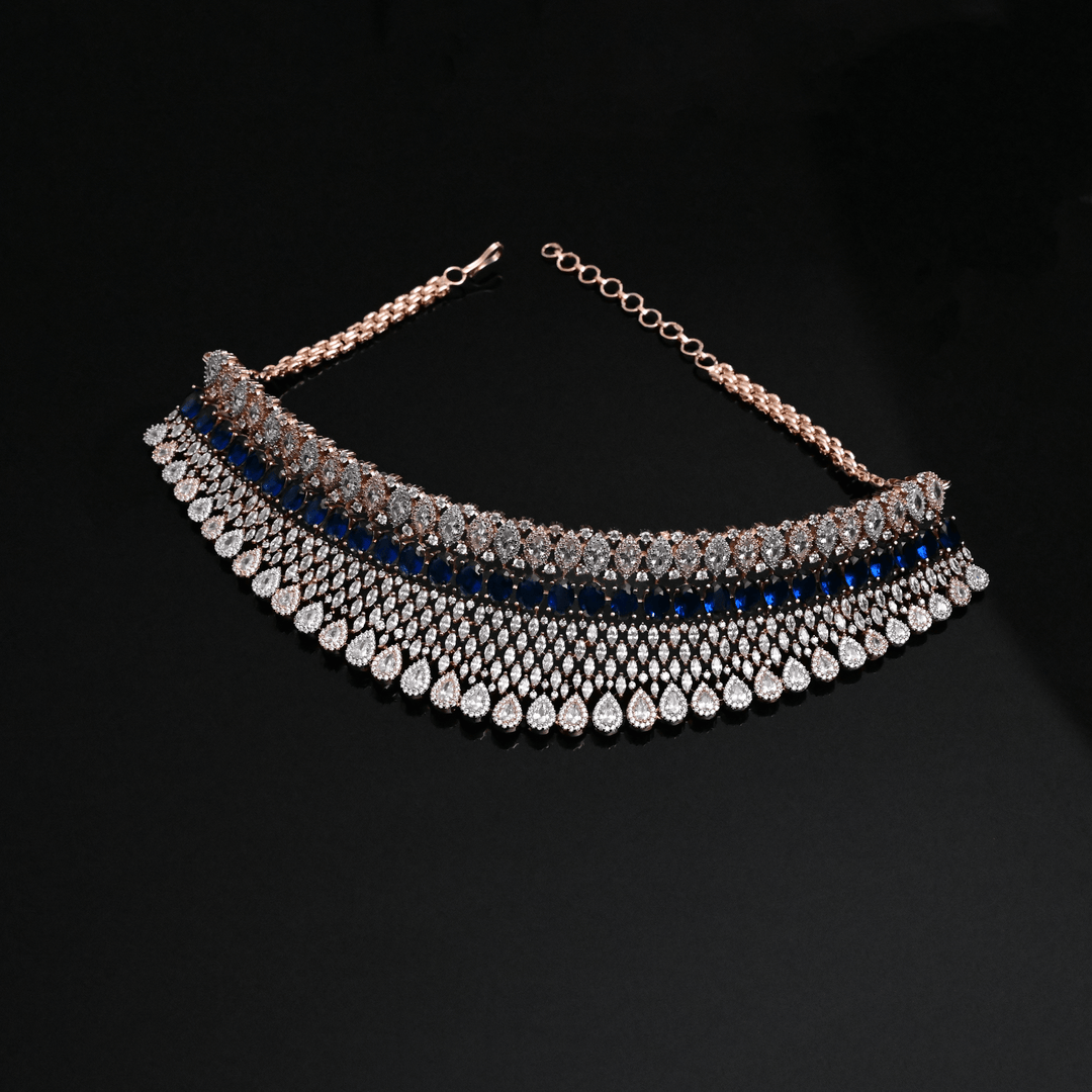 CZ Sapphire Choker
