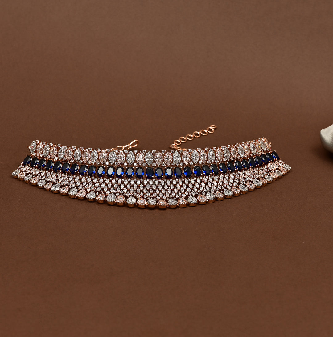 CZ Sapphire Choker