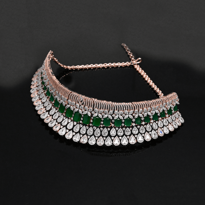 CZ Emerald Choker