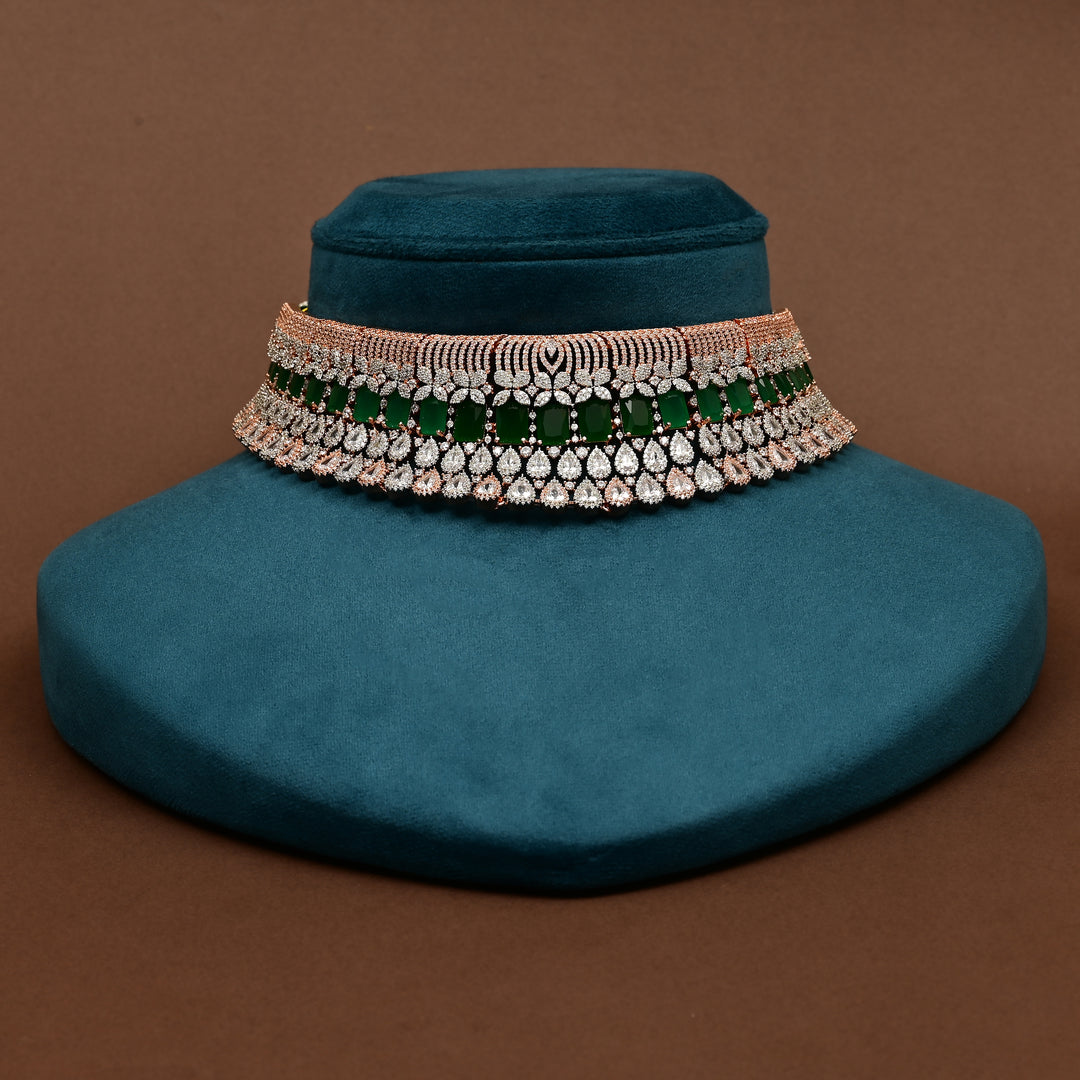 CZ Emerald Choker