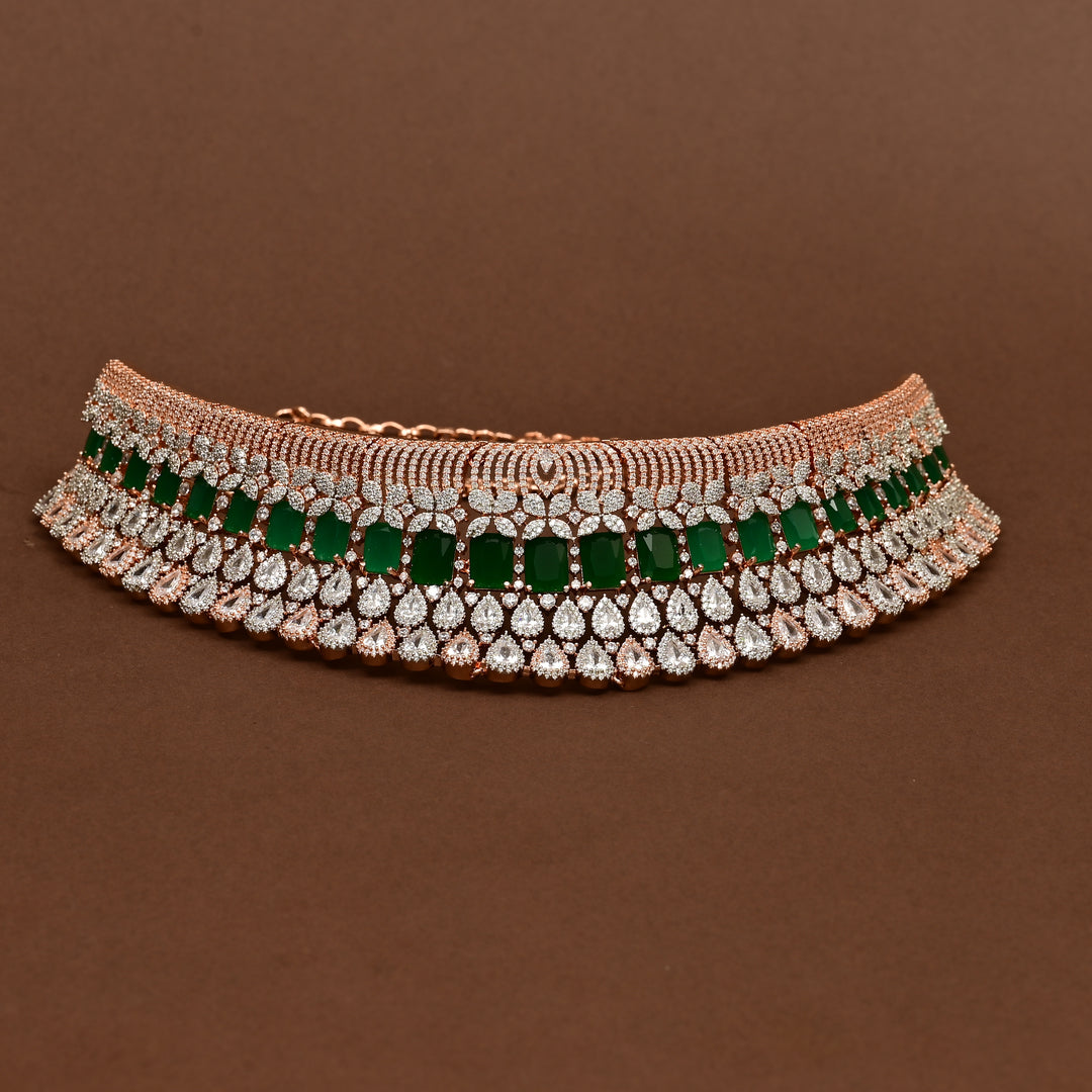 CZ Emerald Choker